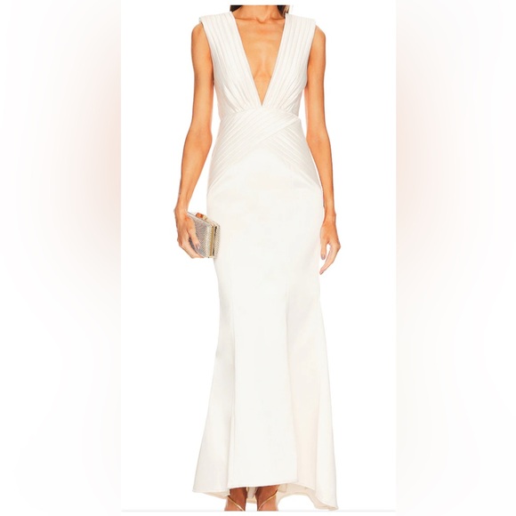 NEW Michael Costello x REVOLVE Sara Gown Dress - Picture 4 of 9